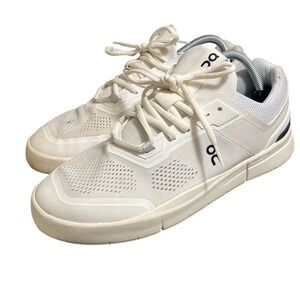 On Running The Roger Clubhouse Womens 10.5 White Tennis Sneakers Shoes 48.99429